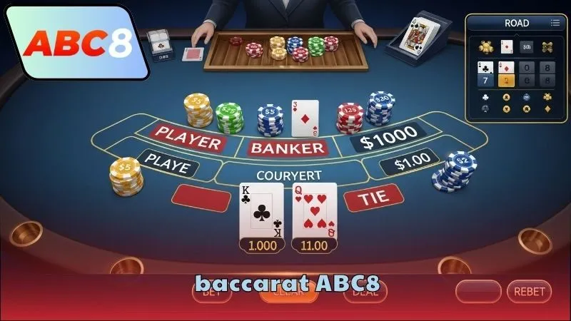 Baccarat ABC8 với luật chơi cơ bản