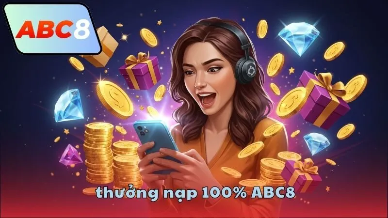 Thưởng nạp 100% ABC8 – Cơ hội nhân đôi vốn chơi 3 Cách nhận thưởng nạp 100% ABC8