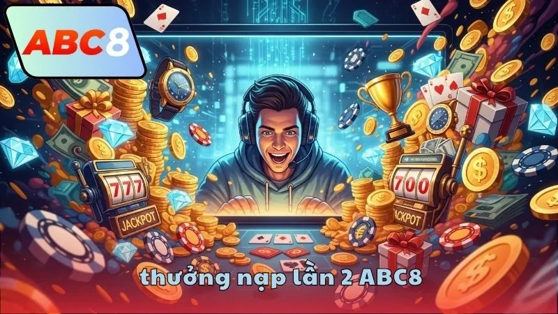Thưởng nạp lần 2 ABC8 – Tiếp sức vốn chơi cực hấp dẫn 4 Điều kiện nhận thưởng nạp lần 2 ABC8