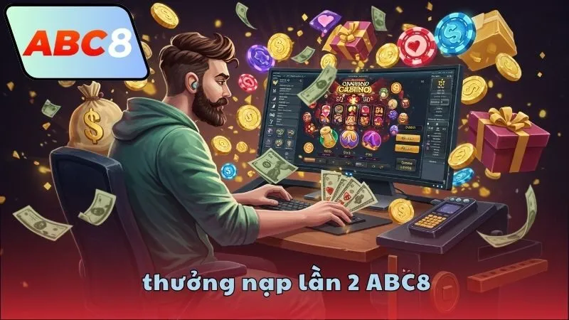 Thưởng nạp lần 2 ABC8 – Tiếp sức vốn chơi cực hấp dẫn 1 thuong nap lan 2 abc8